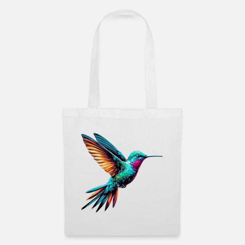 Kolibri - Stoffbeutel - Weiß