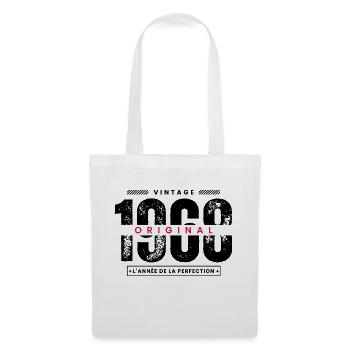 vintage 1968 / année 1968 / t-shirt 1968 - Sac en tissu - blanc - Devant