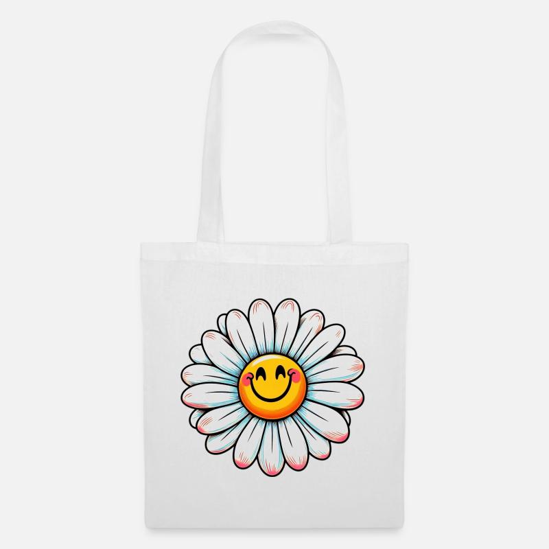 Pâquerette - Sac en tissu - blanc