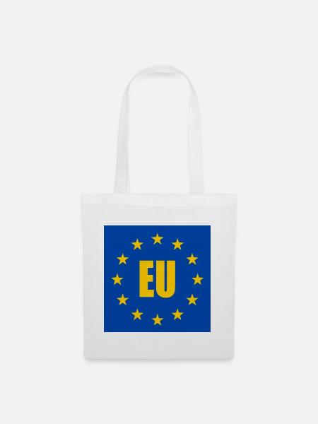 Eu - europa - Stoffbeutel - Weiß