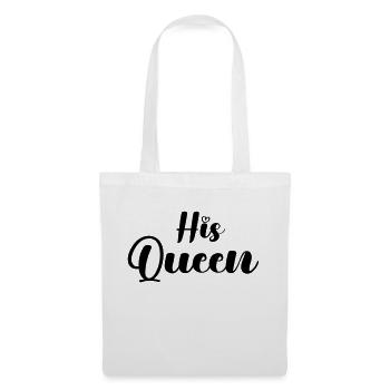 his queen - Tote Bag - white - Front