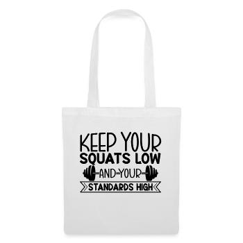 Squat Slow - Stoffbeutel - Weiß - Vorne