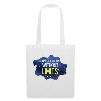 Look up and dream without limits - Tote Bag - white - Front