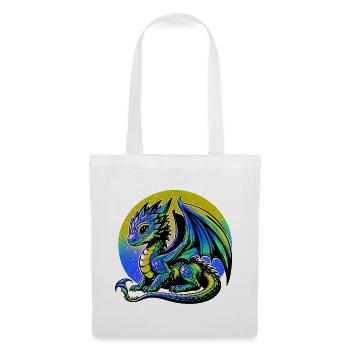Dragon - Tote Bag - white - Front