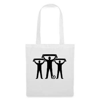 Football Fan Silhouette - Tote Bag - white - Front