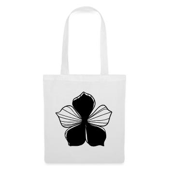 Clear Graphic Floral Design - Blossom Graphic - Tote Bag - white - Front