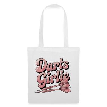 Darts Girlie Pink motif for darts players - Tote Bag - white - Front