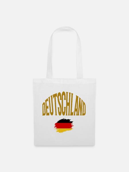 Deutschland - Stoffbeutel - Weiß