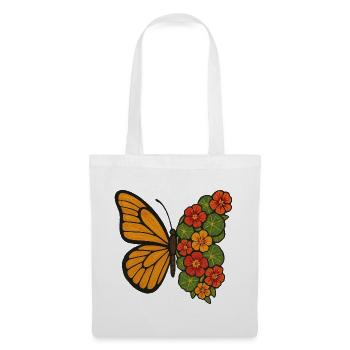 Butterfly Bloom Split - Tote Bag - white - Front