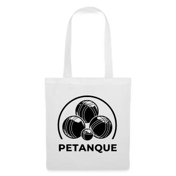 Pétanque logo - Tote Bag - white - Front