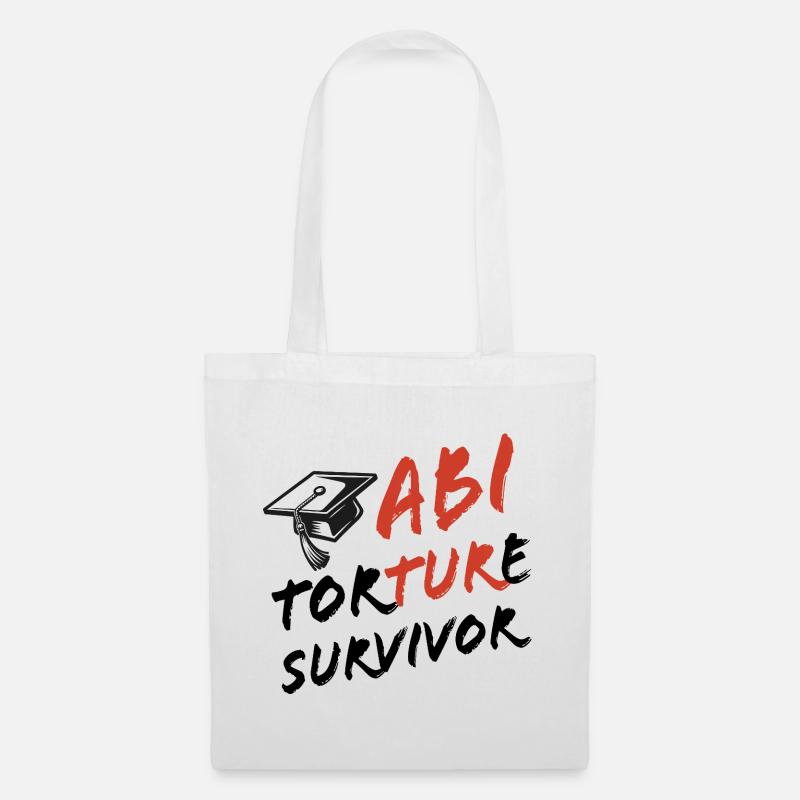 Abi Torture Survivor - Es war eine Folter - Stoffbeutel - Weiß