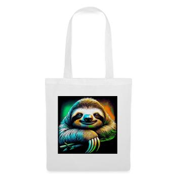 paresse - Sac en tissu - blanc - Devant
