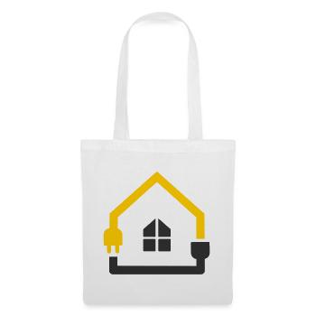 Electrician House Socket Smart Home - Tote Bag - white - Front