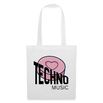 Love Donut Pop Typography - Tote Bag - white - Front
