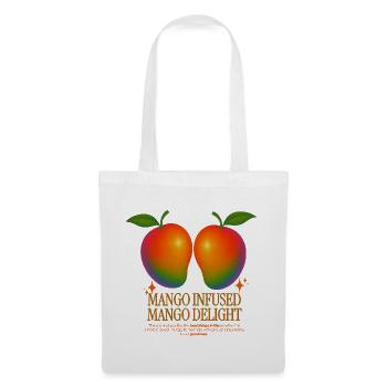 Mango-infundierte Mango-Delight - Stoffbeutel - Weiß - Vorne