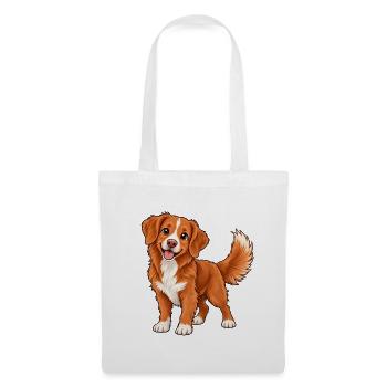 Nova Scotia Retriever Kawaii Style - Stoffbeutel - Weiß - Vorne
