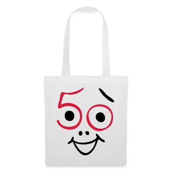 50 ans et toujours frais! - Sac en tissu - blanc - Devant