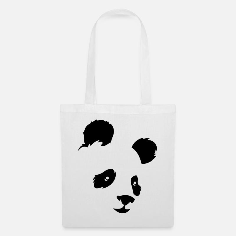 panda - Sac en tissu - blanc