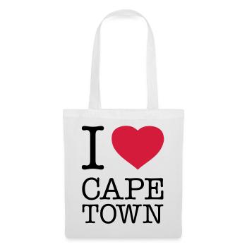 I LOVE CAPE TOWN Kapstadt - Tote Bag - white - Front