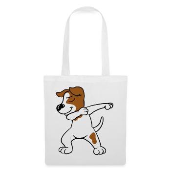 Tamponner tamponner Jack Russell Terrier - Sac en tissu - blanc - Devant