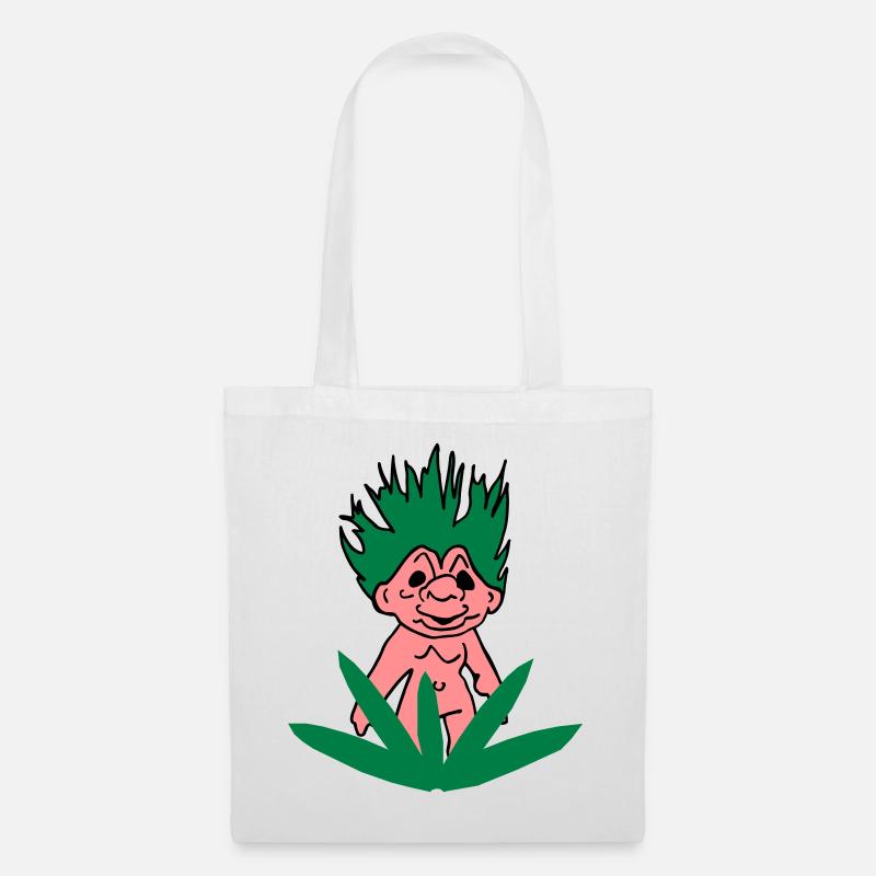 Troll yourself out! - Tote Bag - white