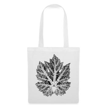 Grape leaf - leaf of wine / botanical - Tote Bag - white - Front