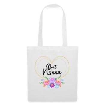 Meilleure Nonna Meilleure Grand-mère italienne Grand-mère suisse - Sac en tissu - blanc - Devant