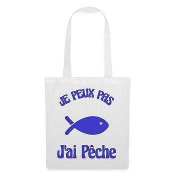 I CAN'T. FISHING. FISH. APRIL FOOL - Tote Bag - white - Front