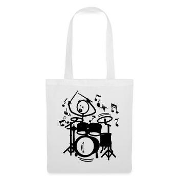 Batteur sauvage Transparent - Sac en tissu - blanc - Devant
