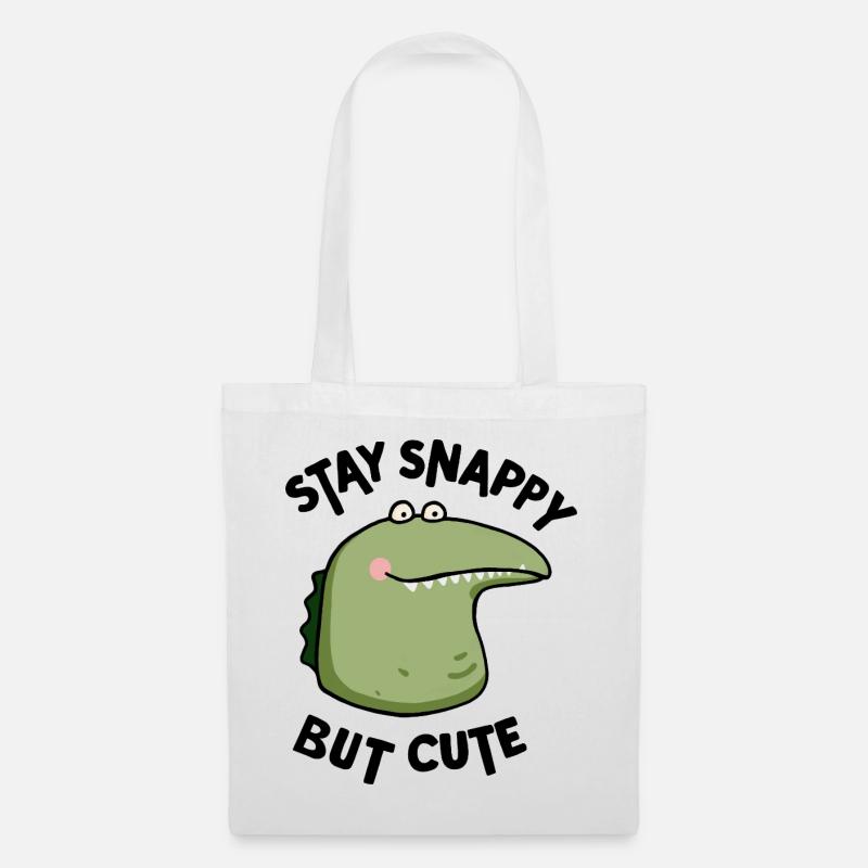 Snappy but cute - Stoffbeutel - Weiß