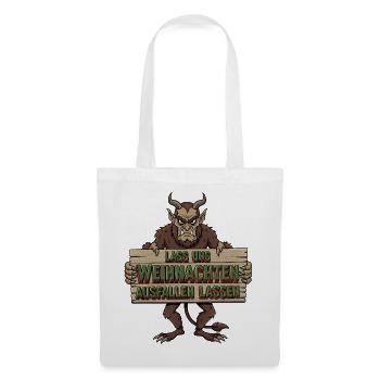 Let's skip Christmas - Tote Bag - white - Front