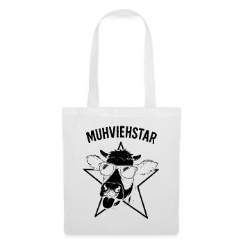 Muhviehstar Funny Cow Pun Farm Animals - Tote Bag - white - Front