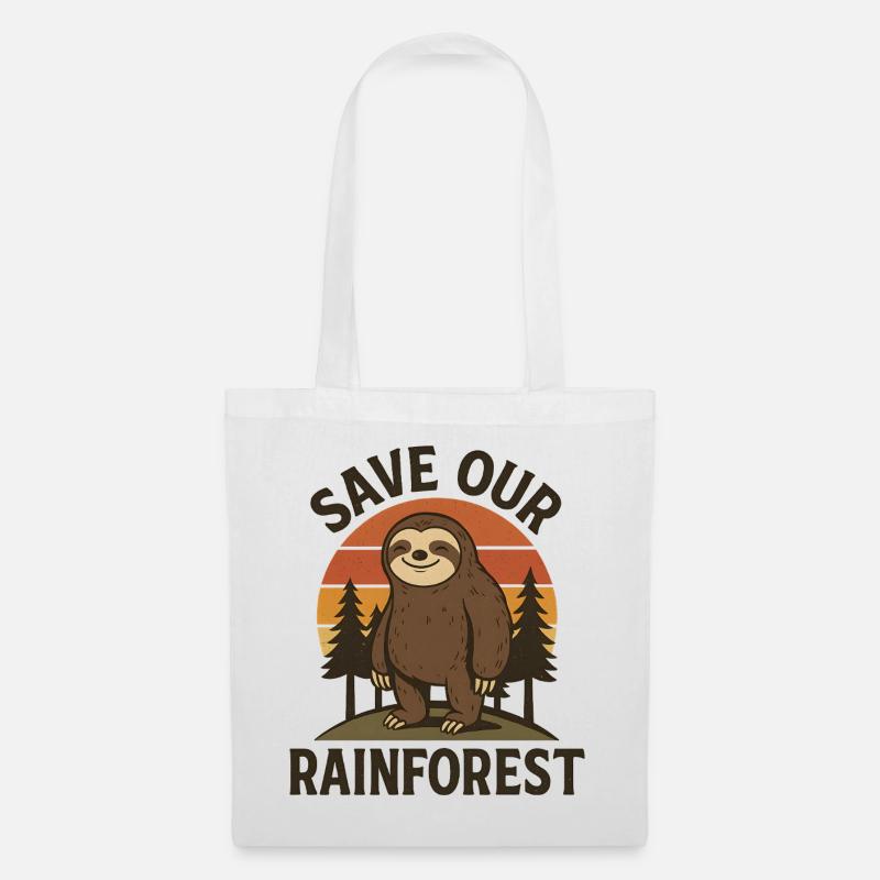 Save Our Rainforest - Stoffbeutel - Weiß