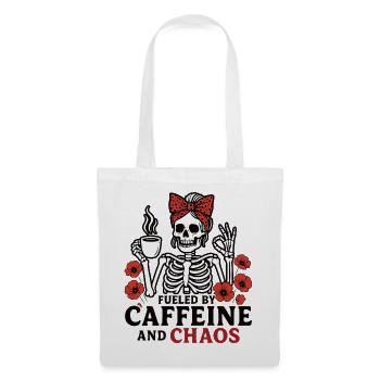 Mother Caffeine Mom Skeleton Coffee - Tote Bag - white - Front