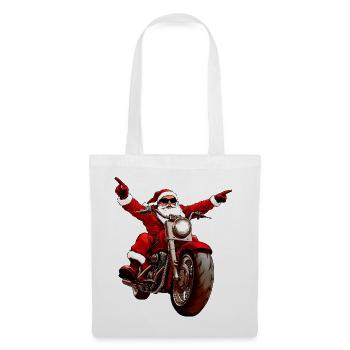 Christmas Motorcyclists - Tote Bag - white - Front