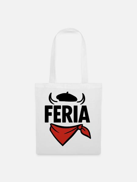 Feria – Baskenland - Stoffbeutel - Weiß