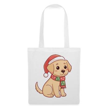 Puppy Christmas Sparkly - Tote Bag - white - Front
