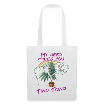 Ting Tong - Stoffbeutel - Weiß - Vorne
