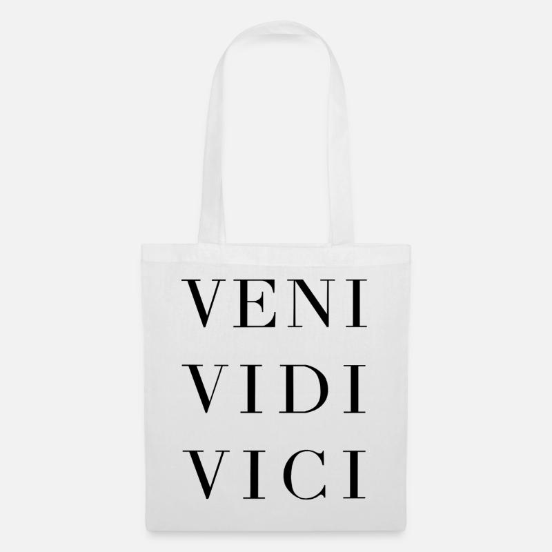 Veni Vidi Vici - Stoffbeutel - Weiß