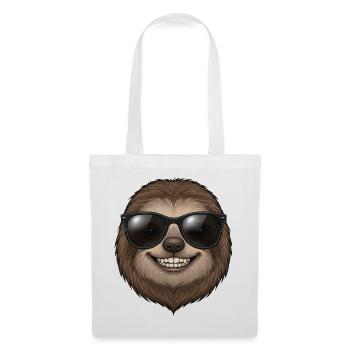 Cool dachshund with sunglasses boyfriend master - Tote Bag - white - Front
