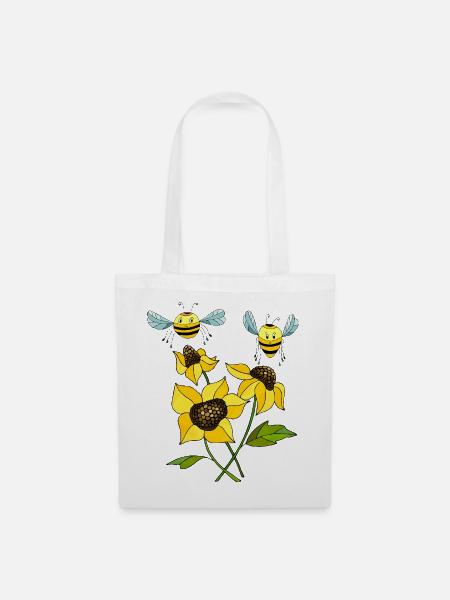 Insekten - Stoffbeutel - Weiß