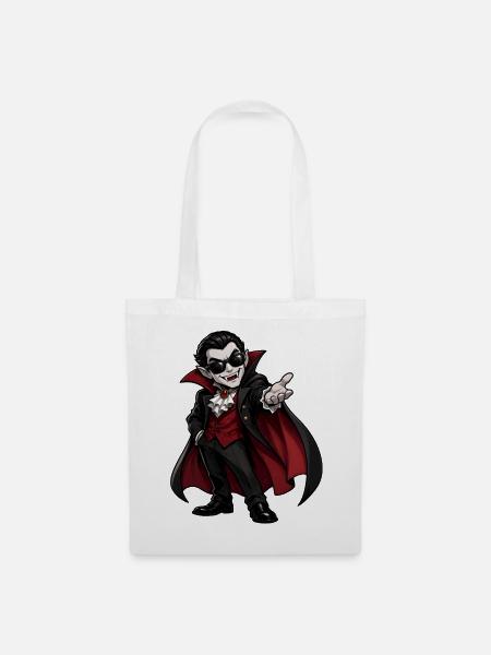 Vampir - Stoffbeutel - Weiß