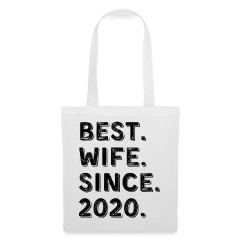 Best Wife Since 2020 Cadeau Anniversaire 6 Ans - Sac en tissu - blanc - Devant