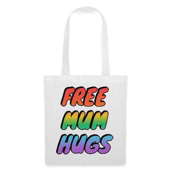 câlins gratuits pour maman - Sac en tissu - blanc - Devant