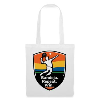 Bandeja Repeat Win Shield - Tote Bag - white - Front