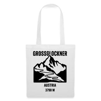 Großglockner Österreich - Stoffbeutel - Weiß - Vorne
