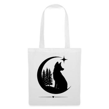 Fox Moon Forest - Tote Bag - white - Front
