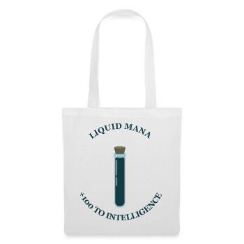 Liquid Mana – +100 Intelligence - Tote Bag - white - Front