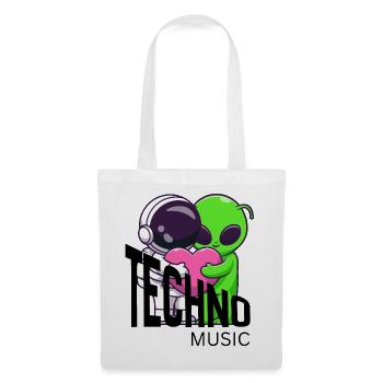Cosmic Friends Heart Hug - Tote Bag - white - Front