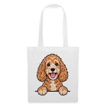 Cockapoo - Stoffbeutel - Weiß - Vorne